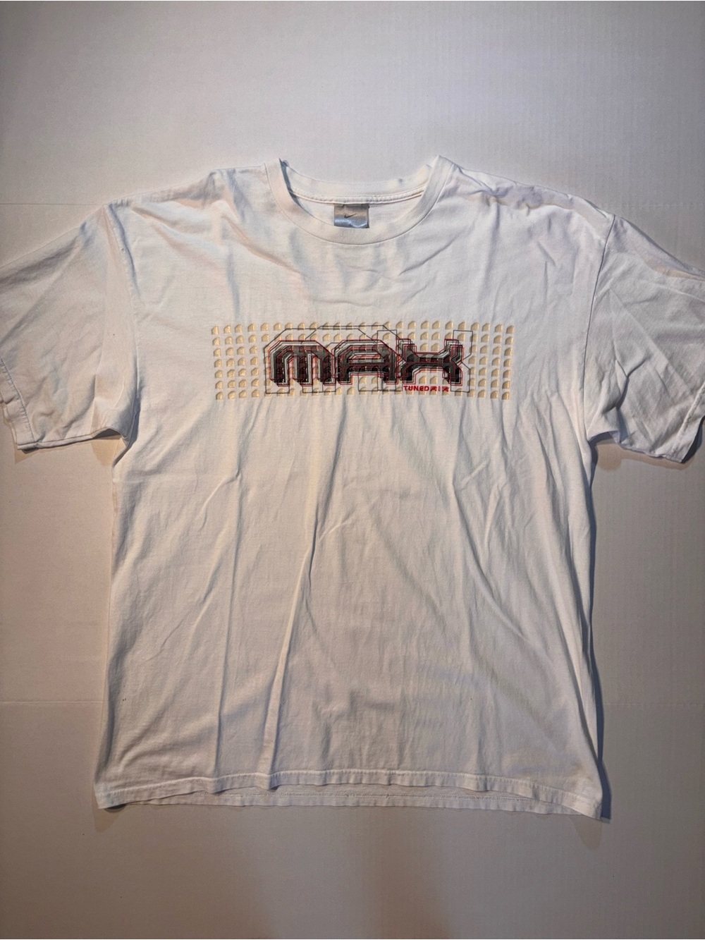 Vtg Nike Silver Tag Tuned Air Air Max 90’s Y2K USA Graphic T-shirt Sz XL